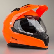 CASC INTEGRAL ACERBIS DUAL-ROAD FLIP FS-606 TARONJA FLUOR