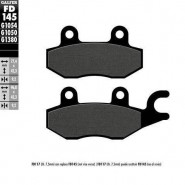 FD145G1054 PASTILLES DE FRE MOTO GALFER (SEMI METAL BRAKE PADS)