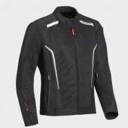 JAQUETA TEXTIL IXON COOL AIR C NEGRE/BLANC