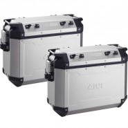 GIVI TREKKER OUTBACK 37 ALUMINI NATURAL CAM-SIDE MONOKEY (PACK 2)