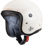 Casc JET CABERG FREERIDE OLD WHITE PINTURA REALITZADA A MA