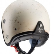 Casc JET CABERG FREERIDE OLD WHITE FINITURA REALIZZATA A MA
