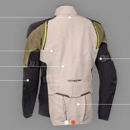 CHAQUETA IXON EDDAS GREIGE/KHAKI/BLACK
