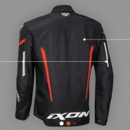 JAQUETA IXON STRIKER BLACK/RED