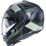 CASC ABATIBLE/MODULAR CABERG DUKE II TOUR MATT BLACK/YELLOW FLUO/ANTHRACITE/SILVER