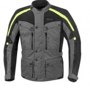 JAQUETA GMS TEMPER GRIS OSCURO/FLUOR