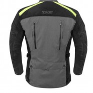 JAQUETA GMS TEMPER GRIS OSCURO/FLUOR