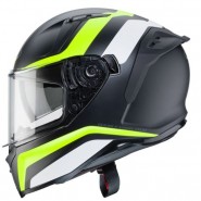 CASC INTEGRAL CABERG AVALON BLAST MATT BLACK/WHITE/YELLOW FLUO