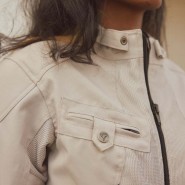 JAQUETA BY CITY MOTO SUMMER ROUTE LADY SILVER