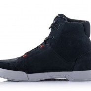 BOTES ALPINESTARS CHROME BLACK / COOL GREY / RED FLUOR