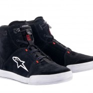 BOTES ALPINESTARS CHROME BLACK / COOL GREY / RED FLUOR