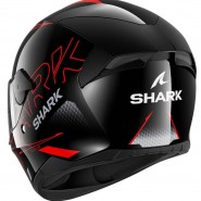 CASCO INTEGRAL SHARK D-SKWAL 2 CADIUM Black Red Black