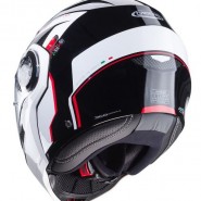 CASCO ABATIBLE CABERG DUKE EVO MOVE BLACK/WHITE/RED E06
