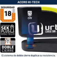 ANTIROBATORI ARTAGO URBAN ALARM+warning,homolog.SRA 10 mm made in EU