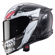 CASCO INTEGRAL CABERG AVALON X PUNK MATT GREY/WHITE/RED ECE 22-06