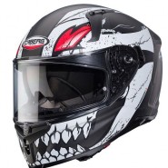CASCO INTEGRAL CABERG AVALON X PUNK MATT GREY/WHITE/RED ECE 22-06