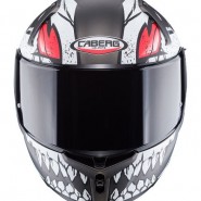 CASCO INTEGRAL CABERG AVALON X PUNK MATT GREY/WHITE/RED ECE 22-06