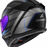 CASC INTEGRAL SHARK D-SKWAL 3 SIZLER Mat Black Anthracite Blue (Fotografia no contractual)