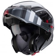 CASC ABATIBLE CABERG HORUS X ROAD MATT BLACK/GUN METAL WHITE ECE 22.06