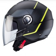 CASC JET CABERG RIVIERA V4X GEO MATT BLACK/YELLOW FLUO/ANTHRACITE ECE 22.06