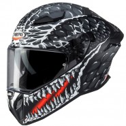 CASC INTEGRAL CABERG DRIFT EVO II CROK MATT BLACK/ANTHRACITE/RED ECE 22.06