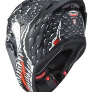 CASC INTEGRAL CABERG DRIFT EVO II CROK MATT BLACK/ANTHRACITE/RED ECE 22.06