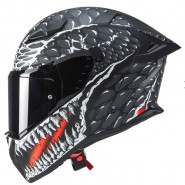CASC INTEGRAL CABERG DRIFT EVO II CROK MATT BLACK/ANTHRACITE/RED ECE 22.06