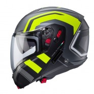 CASC ABATIBLE CABERG HORUS X ROAD MATT GUN METAL/BLACK/YELLOW FLUO (ECE 22-06)