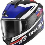 CASC INTEGRAL SHARK D-SKWAL 3 FIRSTLAP Mat Black Blue Red (fotografia no contractual)