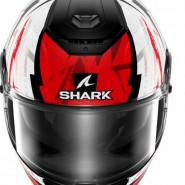 CASC INTEGRAL SHARK SPARTAN RS HIBOLT Black Red Chrom (fotografia no contractual)