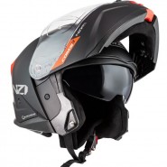 CASC ABATIBLE NZI COMBI 3 DUO SOLID NOUVEAU BLACK&RED UN/ECE R.22.06