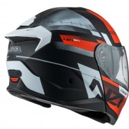 CASC ABATIBLE NZI COMBI 3 DUO METRIC BLACK&RED&WHITE UN/ECE R.22.06