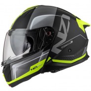 CASC ABATIBLE NZI COMBI 3 DUO ORBE BLACK&ANTHRACITE&YELLOW UN/ECE R.22.06