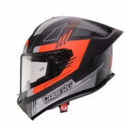 CASC CABERG ROXTER COLT MATT BLACK/RED FLUO/GREY