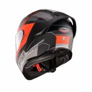 CASC CABERG ROXTER COLT MATT BLACK/RED FLUO/GREY
