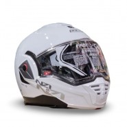 CASCO ABATIBLE NZI FASTBACK DUO SOLID NOUVEUA WHITE