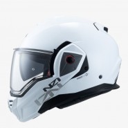 CASCO ABATIBLE NZI FASTBACK DUO SOLID NOUVEUA WHITE