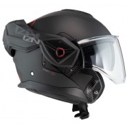 CASCO ABATIBLE NZI FASTBACK DUO SOLID NOUVEUA MATT BLACK