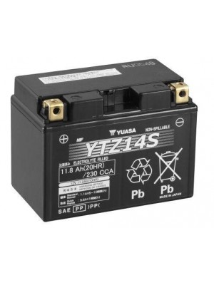 BATERIA YUASA YTZ14S 12V 11.8Ah 230A