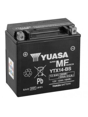 BATERIA YUASA YTX14-BS 12V 12.6Ah 200A