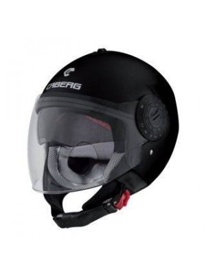 CASCO JET CABERG RIVIERA V3 negro mate