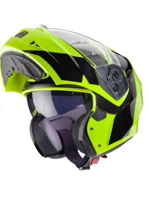 Casc ABATIBLE CABERG DUKE 2 IMPACT fluo/negre