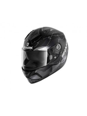 CASCO INTEGRAL SHARK RIDILL 1.2 MECCA Mat Black Anthrac Silver