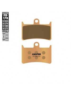 FD178G1370 PASTILLAS DE FRENO MOTO GALFER (SINTER STREET BRAKE PADS)