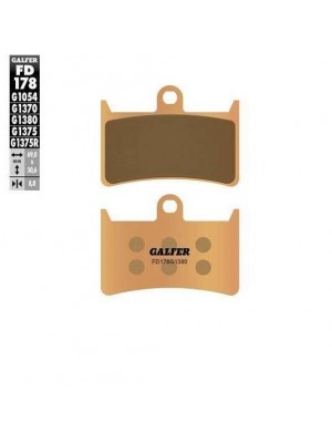 FD178G1380 PASTILLAS DE FRENO MOTO GALFER (SINTER SCOOTER BRAKE PADS)
