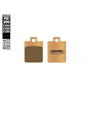 FD200G1380 PASTILLES DE FRE MOTO GALFER (SINTER SCOOTER BRAKE PADS)