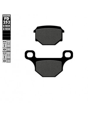 FD252G1054 PASTILLES DE FRE MOTO GALFER (SEMI METAL BRAKE PADS)