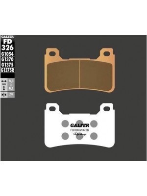 FD326G1375R PASTILLES DE FRE MOTO GALFER (SINTER SPORT RACING BRAKE PADS)