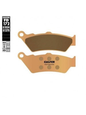 FD172G1370 PASTILLAS DE FRENO MOTO GALFER (SINTER STREET BRAKE PADS)