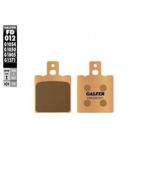 FD012G1371 PASTILLES DE FRE MOTO GALFER (SINTER STREET BRAKE PADS)